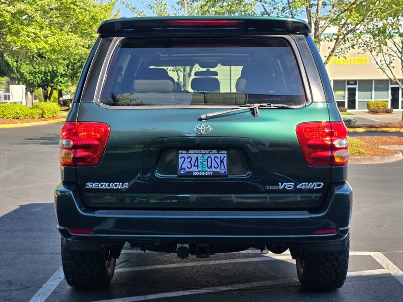 2002 Toyota Sequoia 4X4 LIMITED TIMING BELT DONE / NEW TIRES / LIFTED / V8 4.7L / 8-PASSENGER / HEATED LEATHER / SUNROOF / PRISTINE - Photo 6 - Portland, OR 97217