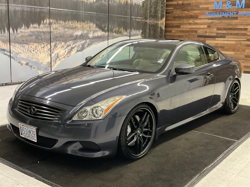 2008 INFINITI G37 Sport 2Dr Coupe / Leather / NEW WHEELS & TIRES  / Leather & Heated Seats / Sunroof / ONLY 78,000 MILES - Photo 1 - Gladstone, OR 97027