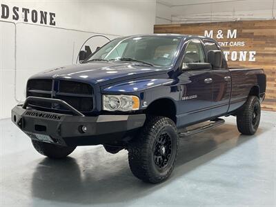 2004 Dodge Ram 2500 Quad Cab 4X4 / 5.9L DIESEL /6-SPEED MANUAL /LIFTED  / ZERO RUST/ LONG BED / XD WHEELS / IRON CROSS CUSTOM BUMPER Truck