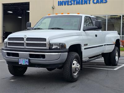 1998 Dodge Ram 3500 Laramie SLT  / Dually / 4X4 / 5 - Speed Manual  / Long Bed / 5.9 L Cummins Diesel / 1-Ton Suspension / No Rust Truck