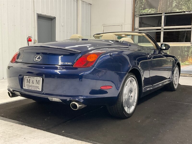 2002 Lexus SC 430 Convertible 2Dr / 4.3L V8 / 86,000 MILES  / Leather & Heated Seats / Mark Levinson Sound / TIMING BELT SERVICE DONE - Photo 8 - Gladstone, OR 97027