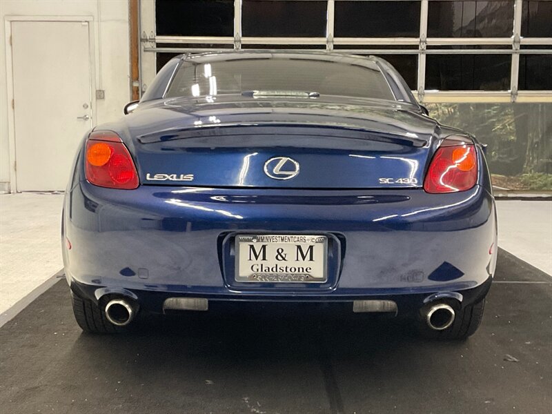 2002 Lexus SC 430 Convertible 2Dr / 4.3L V8 / 86,000 MILES  / Leather & Heated Seats / Mark Levinson Sound / TIMING BELT SERVICE DONE - Photo 6 - Gladstone, OR 97027