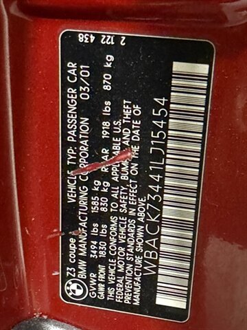 2001 BMW Z3 3.0i 2dr Hatchback / 5-SPEED MANUAL /86K MILES / NEW TIRES / LEATHER SEATS - Photo 39 - Gladstone, OR 97027