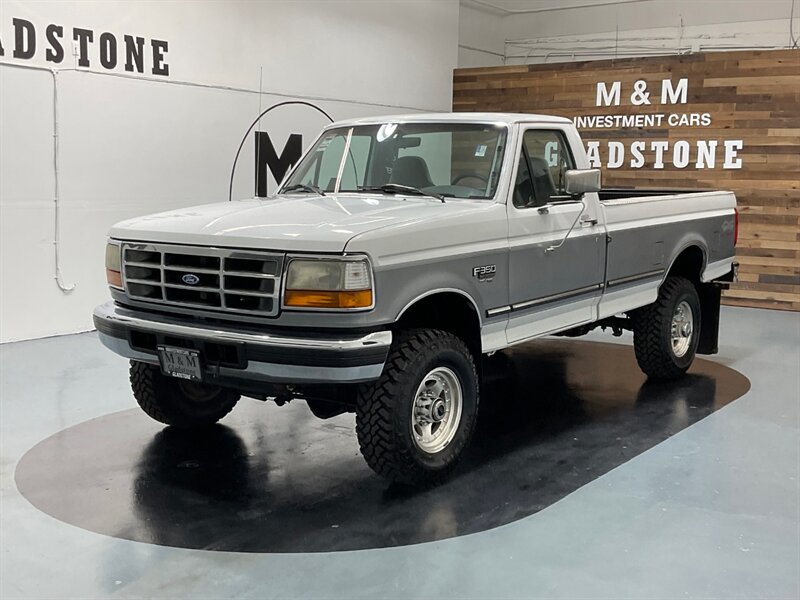 1996 Ford F-350 XLT Regular Cab 4X4 / 7.3L TURBO DIESEL / NO RUST  / LONG BED - Photo 1 - Gladstone, OR 97027