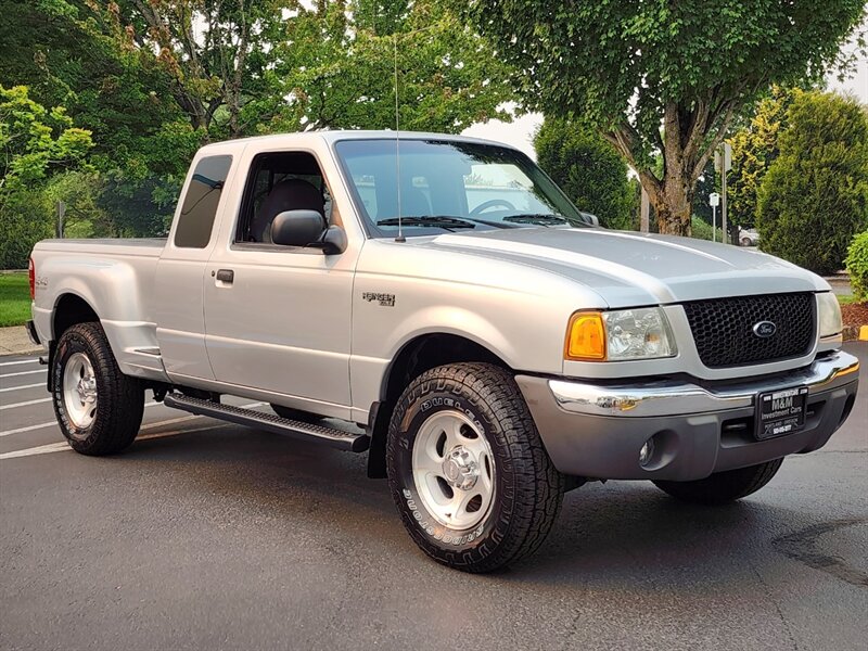 2001 Ford Ranger Stepside Bed 4-Doors 4X4 V6 Jump Seats 122k Miles  / Super Cab / 4.0L / BRIDGESTONE Tires / LOW MILES / No Rust - Photo 2 - Portland, OR 97217