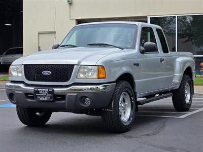 2001 Ford Ranger Stepside Bed 4-Doors 4X4 V6 Jump Seats 122k Miles  / Super Cab / 4.0L / BRIDGESTONE Tires / LOW MILES / No Rust Truck
