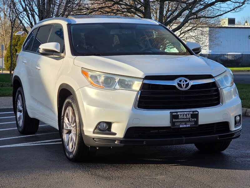 2014 Toyota Highlander XLE 4X4 SUN ROOF / LEATHER / NAVi / CAM / 7-SEATER  / FULY LOADED / LOCAL CAR / ALL WHEEL DRIVE