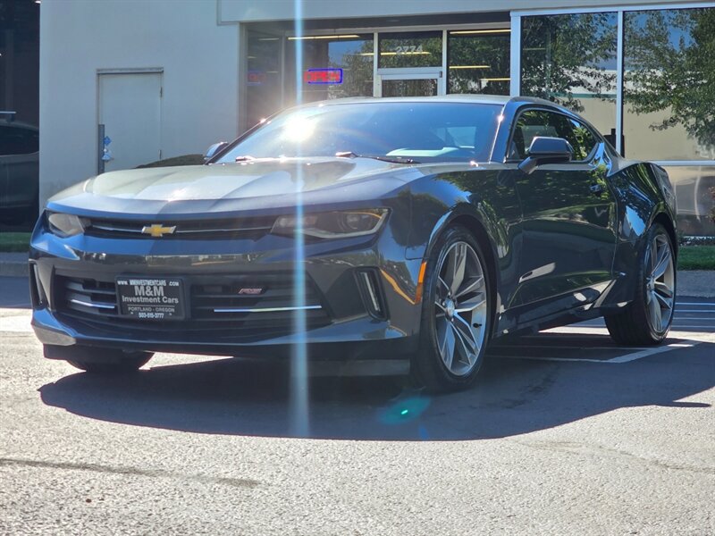 Gray 2016 Chevrolet Camaro Coupe Rear-Wheel Drive Automatic