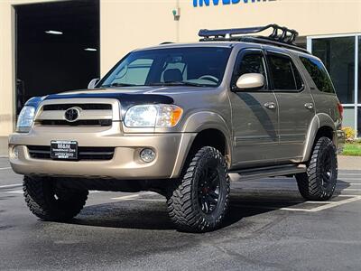 2007 Toyota Sequoia SR5 4X4 V8 4.7L / 8-Passenger / LEATHER  / LEATHER / DIFF LOCK / NEW TIRES / RECORDS / SHARP SUV
