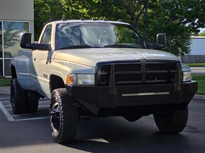 1995 Dodge Ram 3500 DUALLY / 4X4 / 12-VALVE / 5.9L DIESEL / LONG BED  / SINGLE CAB / CUMMINS / 1-TON - Photo 2 - Portland, OR 97217