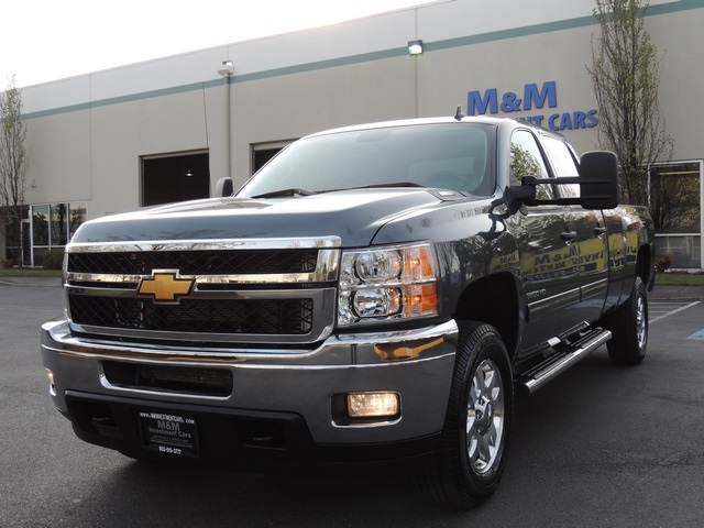 2012 Chevrolet Silverado 3500 LT/ Crew Cab / 4X4 / DURAMAX DIESEL/ LONG BED