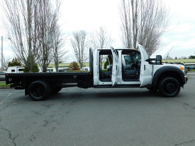 2011 Ford F-550 XL/Crew Cab / 4X4 / 6.7L DIESEL/ DUALLY FLAT BED   - Photo 12 - Portland, OR 97217