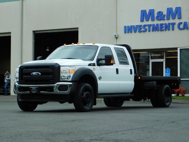 2011 Ford F-550 XL/Crew Cab / 4X4 / 6.7L DIESEL/ DUALLY FLAT BED   - Photo 44 - Portland, OR 97217