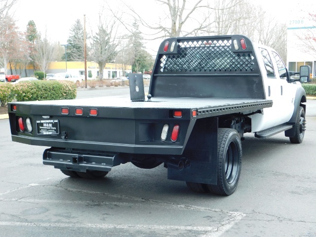 2011 Ford F-550 XL/Crew Cab / 4X4 / 6.7L DIESEL/ DUALLY FLAT BED   - Photo 8 - Portland, OR 97217