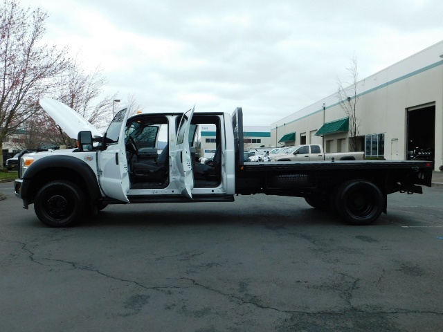 2011 Ford F-550 XL/Crew Cab / 4X4 / 6.7L DIESEL/ DUALLY FLAT BED   - Photo 11 - Portland, OR 97217