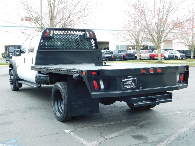 2011 Ford F-550 XL/Crew Cab / 4X4 / 6.7L DIESEL/ DUALLY FLAT BED   - Photo 7 - Portland, OR 97217