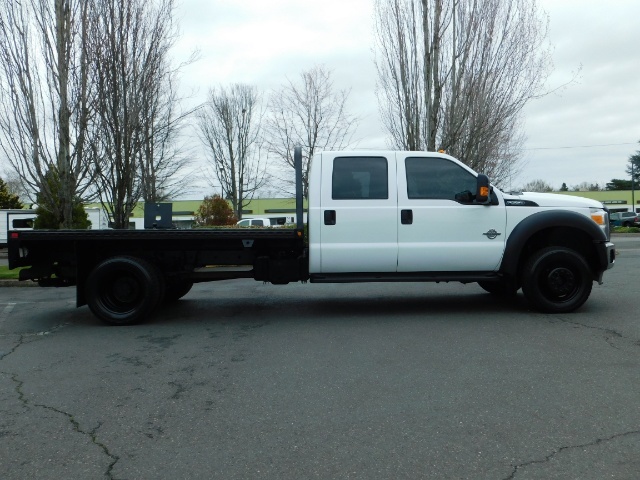 2011 Ford F-550 XL/Crew Cab / 4X4 / 6.7L DIESEL/ DUALLY FLAT BED   - Photo 4 - Portland, OR 97217