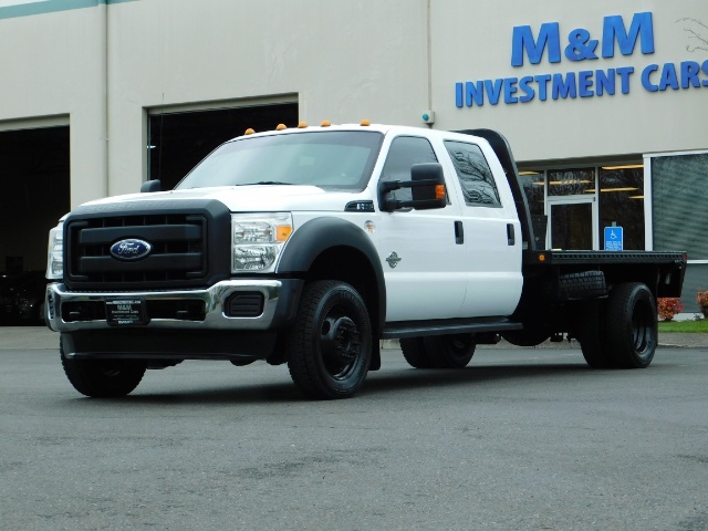 2011 Ford F-550 XL/Crew Cab / 4X4 / 6.7L DIESEL/ DUALLY FLAT BED   - Photo 43 - Portland, OR 97217