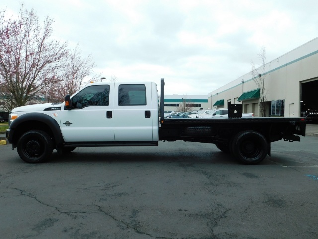 2011 Ford F-550 XL/Crew Cab / 4X4 / 6.7L DIESEL/ DUALLY FLAT BED   - Photo 3 - Portland, OR 97217