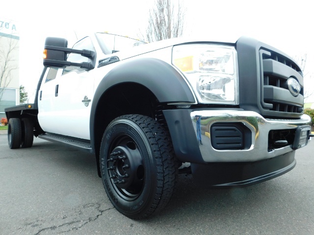 2011 Ford F-550 XL/Crew Cab / 4X4 / 6.7L DIESEL/ DUALLY FLAT BED   - Photo 42 - Portland, OR 97217