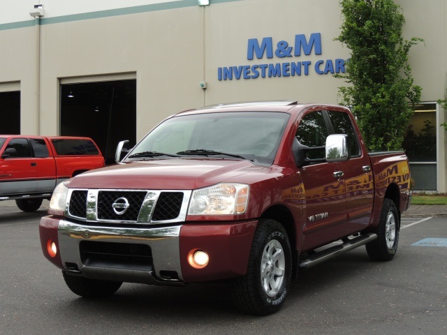 2005 Nissan Titan LE / 4X4 / Leather/ Navigation / Sunroof / DVD   - Photo 1 - Portland, OR 97217