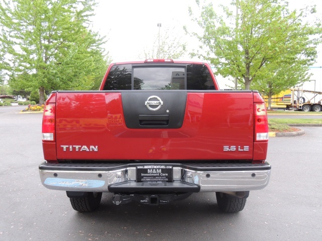 2005 Nissan Titan LE / 4X4 / Leather/ Navigation / Sunroof / DVD   - Photo 6 - Portland, OR 97217