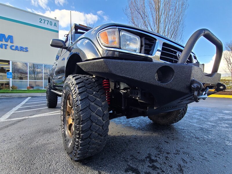 1997 Toyota Tacoma 4X4 V6 / TOYTEC LIFT / BUMPER / WINCH / 5-SPEED  / 3.4 L / SUSPENSION LIFT w-COILOVERS / LUGGAGE RACKS w-LED'S / FIRESTONES / SHARP !! - Photo 9 - Portland, OR 97217