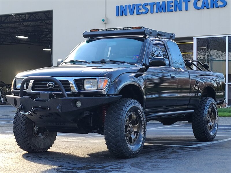 1997 Toyota Tacoma 4X4 V6 / TOYTEC LIFT / BUMPER / WINCH / 5-SPEED  / 3.4 L / SUSPENSION LIFT w-COILOVERS / LUGGAGE RACKS w-LED'S / FIRESTONES / SHARP !! - Photo 1 - Portland, OR 97217