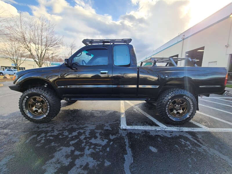 1997 Toyota Tacoma 4X4 V6 / TOYTEC LIFT / BUMPER / WINCH / 5-SPEED  / 3.4 L / SUSPENSION LIFT w-COILOVERS / LUGGAGE RACKS w-LED'S / FIRESTONES / SHARP !! - Photo 3 - Portland, OR 97217