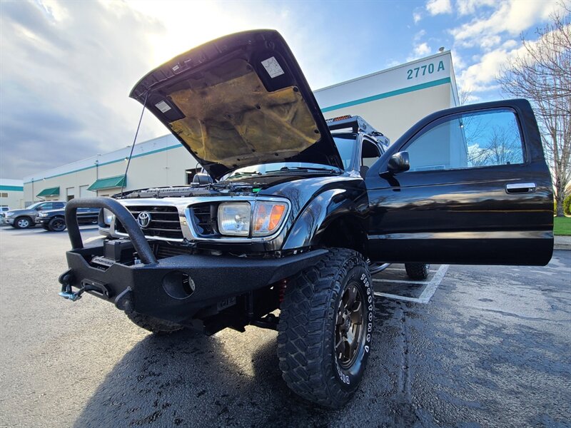 1997 Toyota Tacoma 4X4 V6 / TOYTEC LIFT / BUMPER / WINCH / 5-SPEED  / 3.4 L / SUSPENSION LIFT w-COILOVERS / LUGGAGE RACKS w-LED'S / FIRESTONES / SHARP !! - Photo 25 - Portland, OR 97217