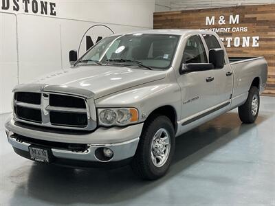 2004 Dodge Ram 2500 SLT QUAD CAB 2WD / 5.9L DIESEL / 50K MILES  / ZERO RUST / LONG BED / SPRAY IN BED LINER