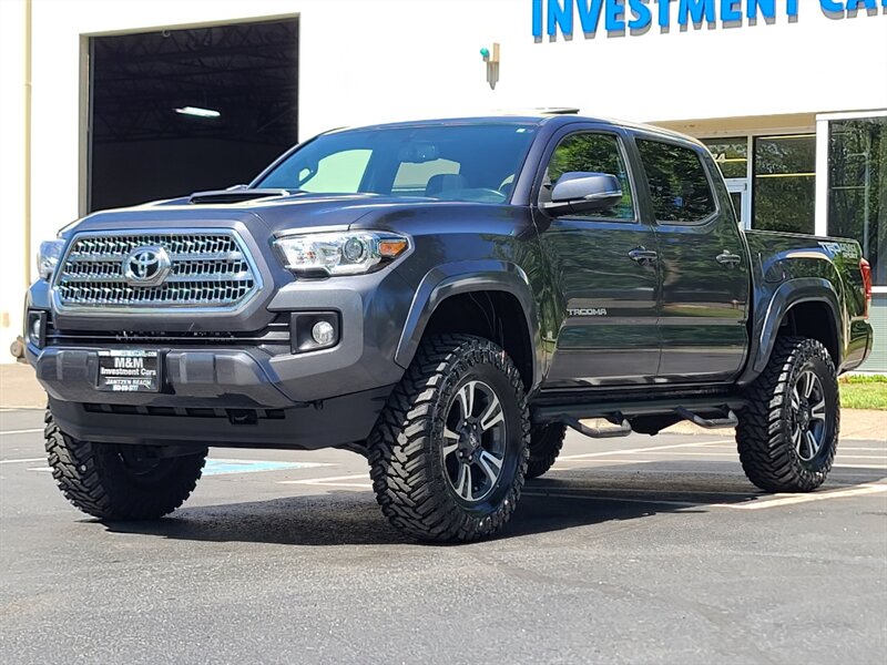 2017 Toyota Tacoma Double Cab V6 4X4 TRD HEATED SEATS SUN ROOF LIFTED  / PREMIUM & TECH PKG / NAVIGATION / CAM / NEW TIRES - Photo 1 - Portland, OR 97217