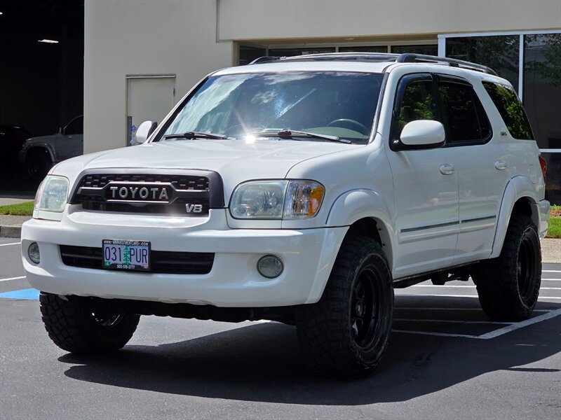 2005 Toyota Sequoia 4X4 TIMING BELT DONE V8 LEATHER SUNROOF NEW TIRES / 4.7L / 8-PASSENGER / CAMERA / HEATED SEATS / CLEAN - Photo 1 - Portland, OR 97217