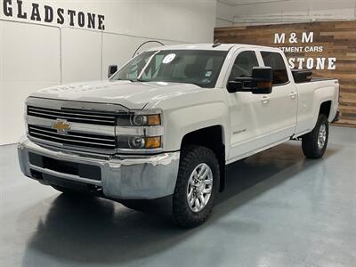 2016 Chevrolet Silverado 3500 LT Crew Cab 4X4 / 6.0L V8 GAS / 1-TON / LONG BED  / SRW / NO RUST