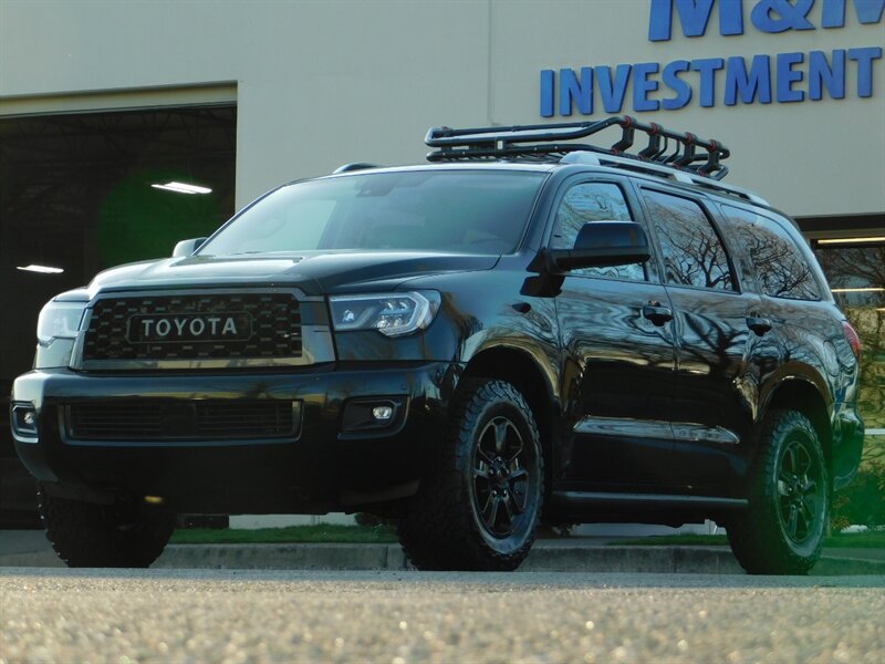 2019 Toyota Sequoia TRD PRO UPGRADED / 4WD / LEATHER / SHARP