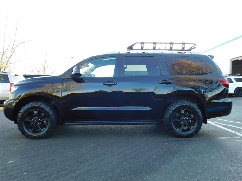 2019 Toyota Sequoia TRD PRO UPGRADED / 4WD / LEATHER / SHARP