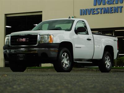 2008 GMC Sierra 1500 REGULAR CAB 4WD / LOW MILES / TONER COVER / V6 Truck