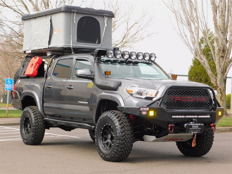 2017 Toyota Tacoma V6 4X4 Double Cab LIFTED OVERLAND TRD$30K INVESTED