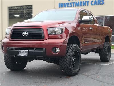 2010 Toyota Tundra LIMITED V8 5.7L / 4X4 / TRD OFF ROAD / 6-inch LIFT  DOUBLE CAB / FULLY LOADED / FUEL WHEELS