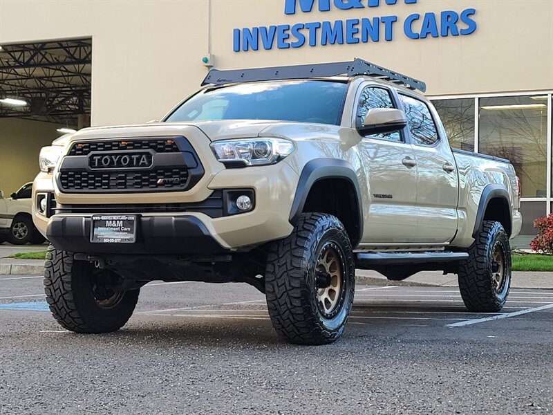 2017 Toyota Tacoma LONG BED 4X4 TRD CRAWL CONTROL  DIFF LOCK / LIFTED  / TRD OFF ROAD / BLIND SPOT MONITOR / NAVi / CAM / SUN ROOF / HEATED SEATS / METHOD WHEELS / TOYO TIRES / PRINSU RACK - Photo 75 - Portland, OR 97217