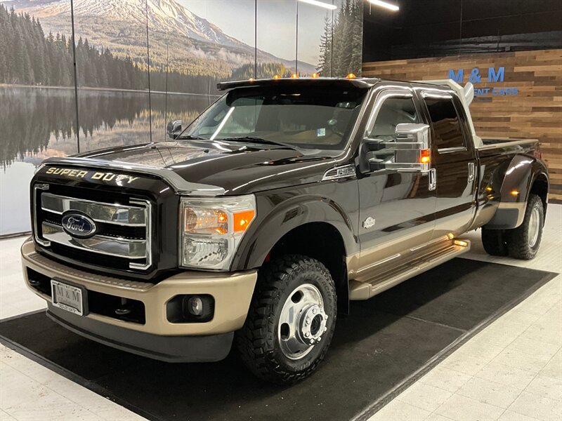 2014 Ford F-350 King Ranch 4X4 / 6.7L DIESEL / DUALLY / LOCAL  / RUST FREE / Leather , Heated & Cooled Seats / Sunroof - Photo 1 - Gladstone, OR 97027