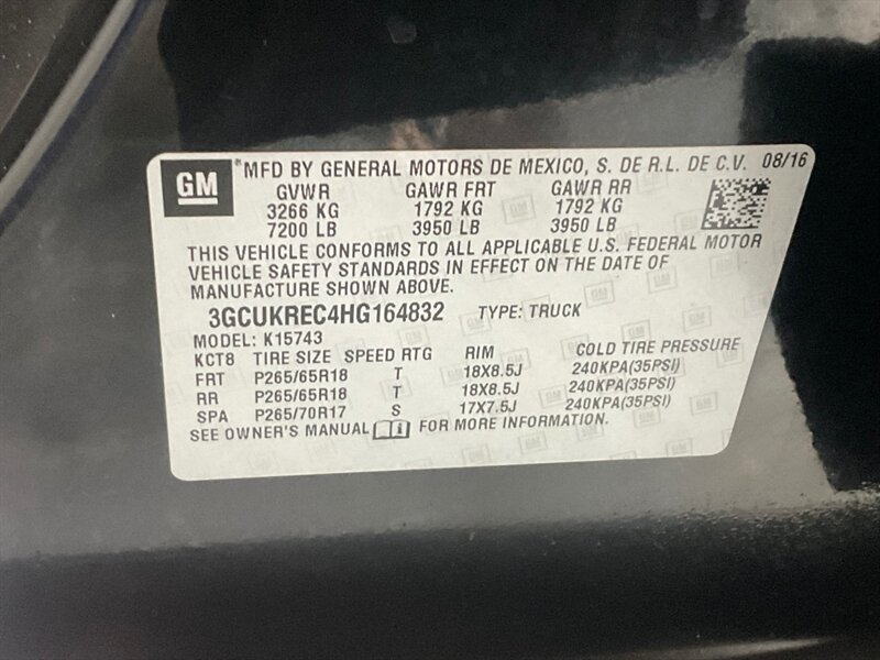 2017 Chevrolet Silverado 1500 LT Crew Cab 4X4 / 5.3L V8 / Sunroof / Heated Seats / 6.5FT BED / ZERO RUST - Photo 51 - Gladstone, OR 97027
