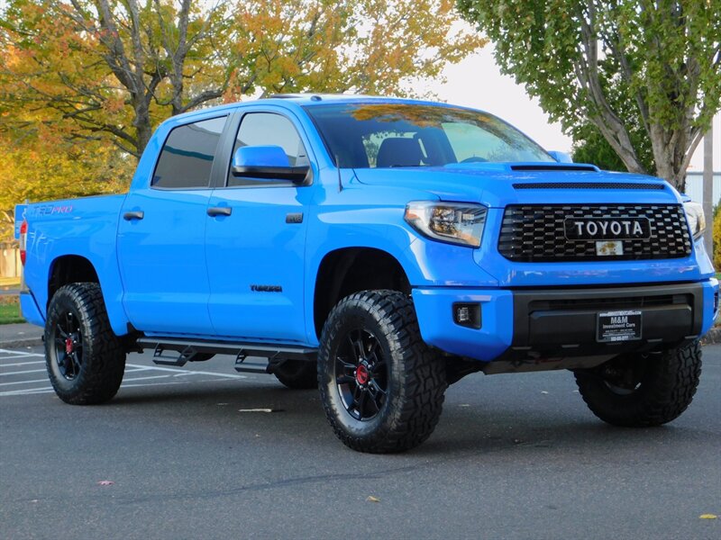 2019 Toyota Tundra TRD PRO 4X4 / V8 / CREWMAX / SUN ROOF / LEATHER NAVi ...