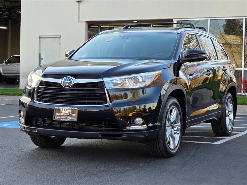 2015 Toyota Highlander Hybrid Limited Platinum 4X4 3RD SEAT EVERY OPTION 1-OWNER  / 7-SEATER / Zero-Rust / Immaculate Condition - Photo 1 - Portland, OR 97217