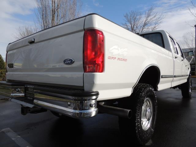 1997 Ford F-350 XLT 4X4 / CREW CAB LONG BED / 7.3L TURBO DIESEL   - Photo 12 - Portland, OR 97217