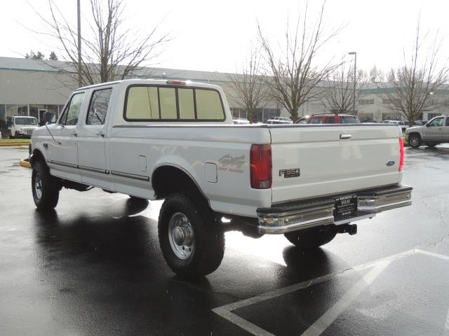 1997 Ford F-350 XLT 4X4 / CREW CAB LONG BED / 7.3L TURBO DIESEL   - Photo 7 - Portland, OR 97217