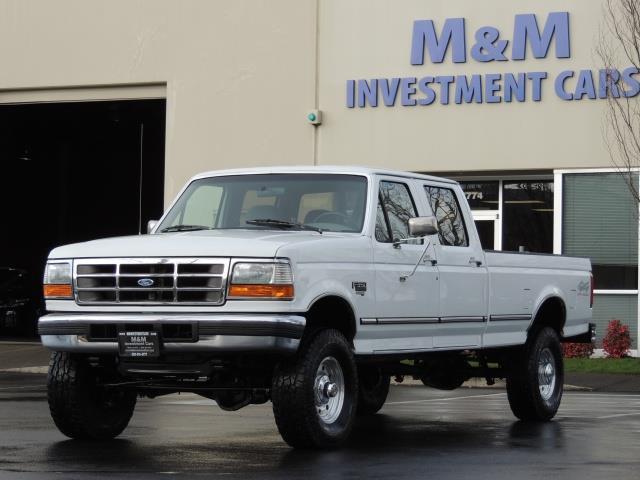 1997 Ford F-350 XLT 4X4 / CREW CAB LONG BED / 7.3L TURBO DIESEL   - Photo 39 - Portland, OR 97217