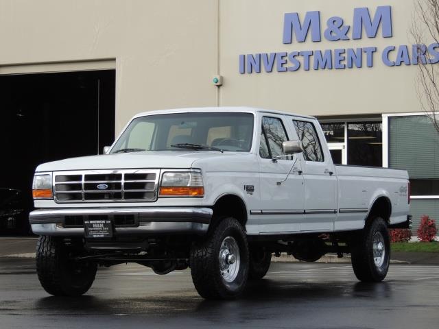 1997 Ford F-350 XLT 4X4 / CREW CAB LONG BED / 7.3L TURBO DIESEL   - Photo 37 - Portland, OR 97217