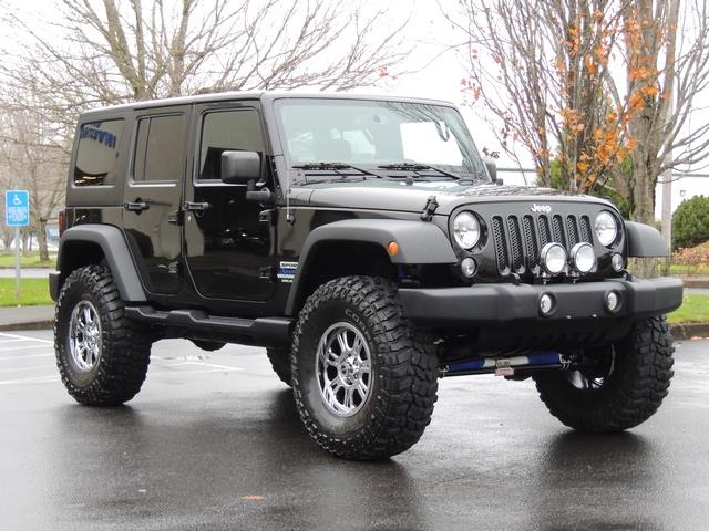 2014 Jeep Wrangler Unlimited Sport / 4X4 / LIFTED 37 INC MUD TIRES