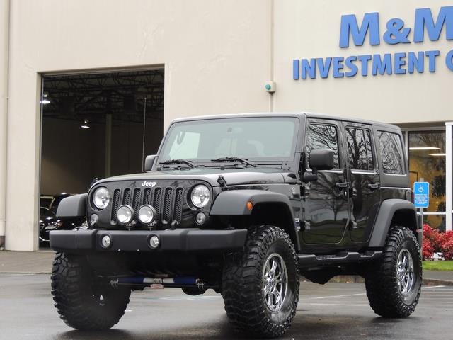 2014 Jeep Wrangler Unlimited Sport / 4X4 / LIFTED 37 INC MUD TIRES